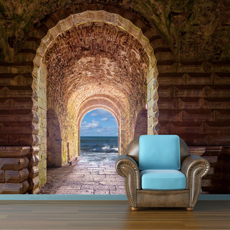 Minimalism 3D Art Illusion Mural Wall Decoration for Living Room Decoration