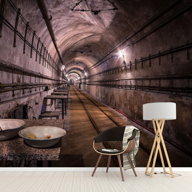 Minimalism 3D Art Illusion Mural Wall Decoration for Sitting Room Bedroom