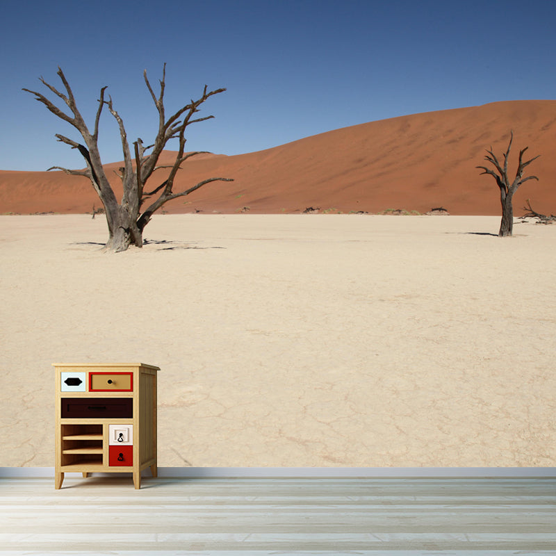 Customized Contemporary Style Desert Mural Environment Friendly for Sitting Room