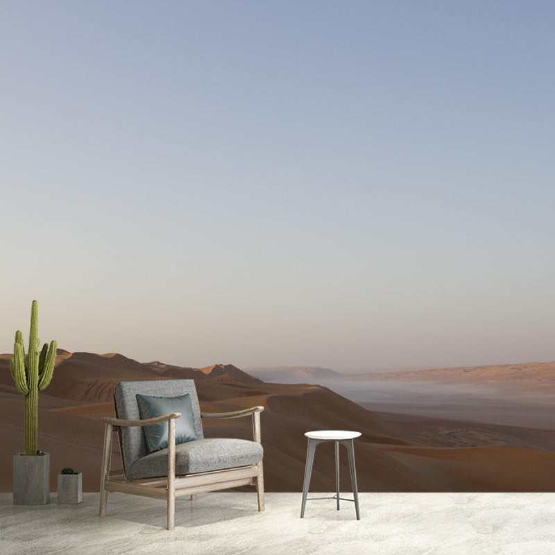 Soft Color Desert Mural Decal Nature Scenery Modern Mildew Resistant Wall Art for Home