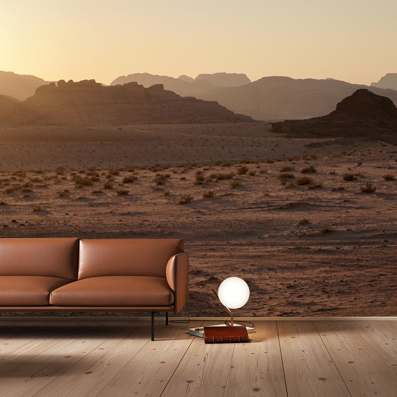 Customized Contemporary Style Desert Mural Environment Friendly for Living Room