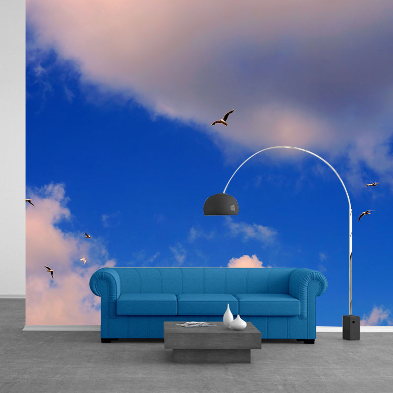 Beautiful Cloudscape Wall Covering Murals for Sleeping Room, Moisture Resistant