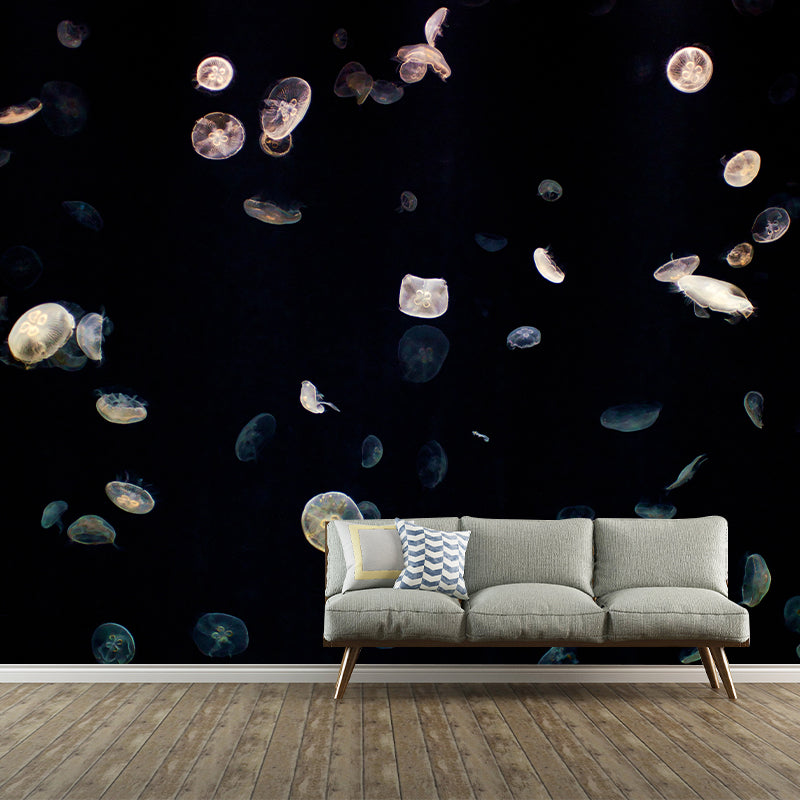 Sea Creatures Mural Personalized Size Wall Covering for Sleeping Room Home Decor