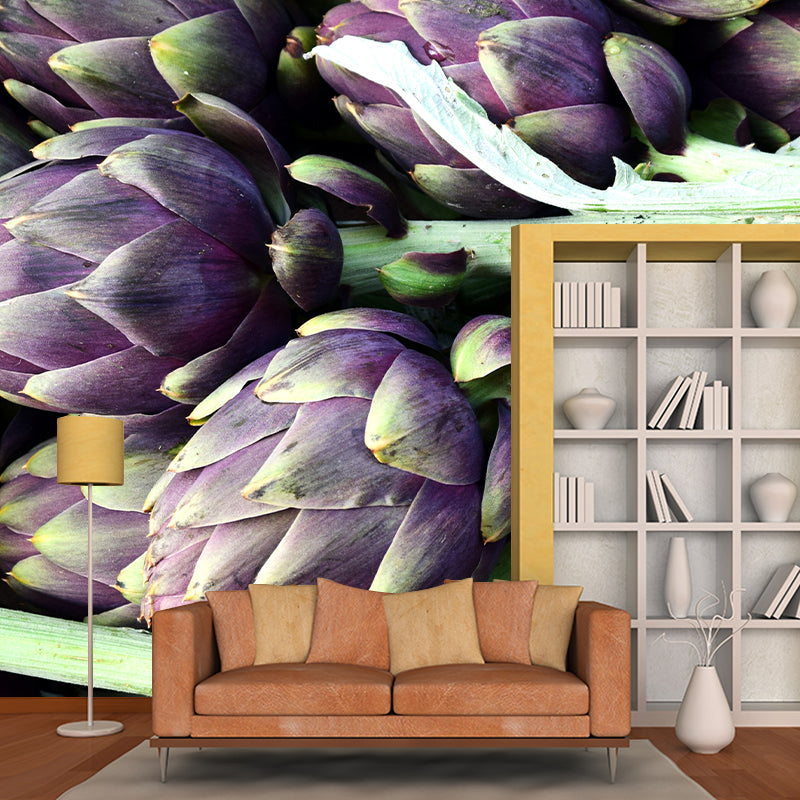 Artichoke Plant Full Size Wall Covering for Reading Room Home Decoration