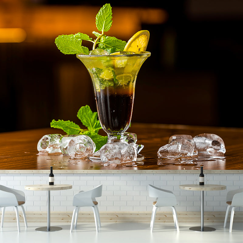 Contemporary Style Wine Removable Wall Mural for Bar, Moisture Resistant