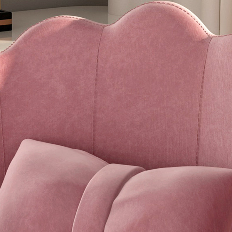 Chaise d'appoint de salle à manger moderne avec pieds en métal, fauteuil à dossier solide pour usage domestique