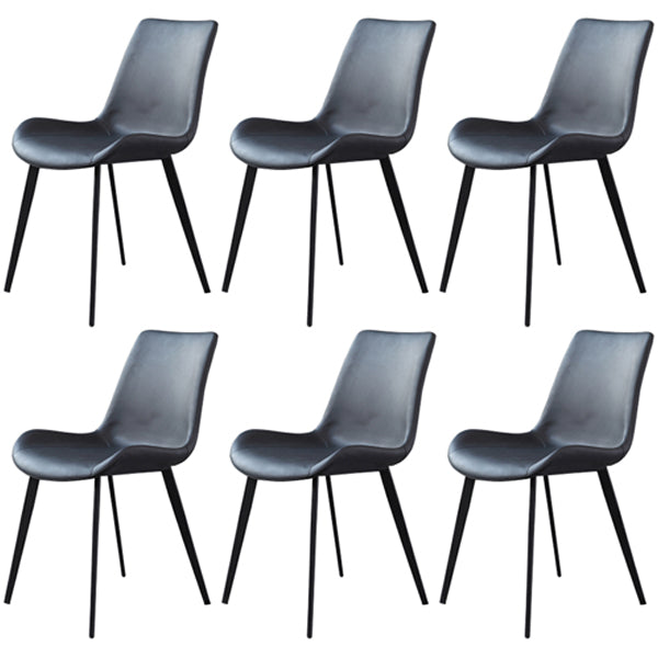 Contemporary Metal Dining Room Chairs Leather Dining Chairs for Home Use