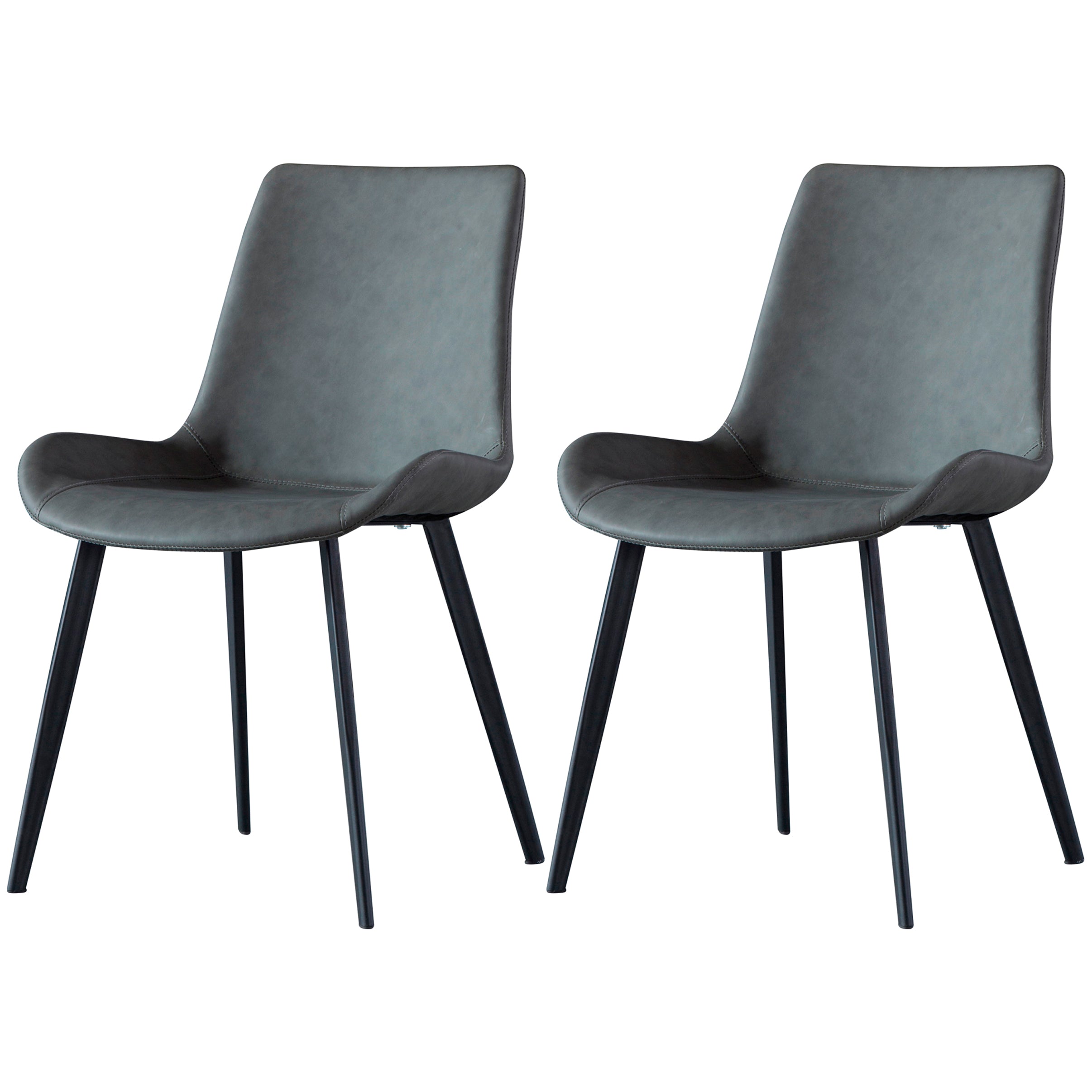 Contemporary Metal Dining Room Chairs Leather Dining Chairs for Home Use