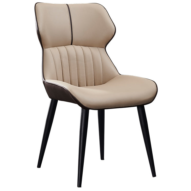 La salle à manger contemporaine en cuir PU préside le fauteuil latéral à oreilles pour un usage domestique