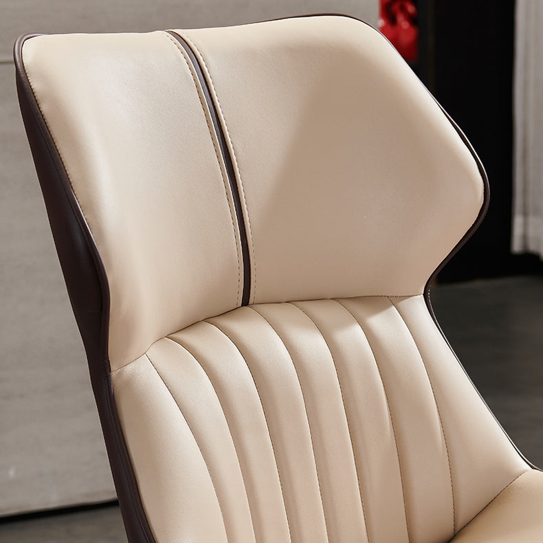 La salle à manger contemporaine en cuir PU préside le fauteuil latéral à oreilles pour un usage domestique