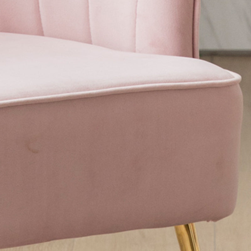 Contemporary Style Upholstered Arm Dining Chair Solid Back Side Chair for Home