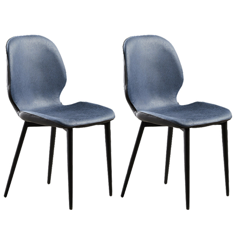 Upholstered Contemporary Restaurant Side Chair Matte Finish Parsons Dining Chair