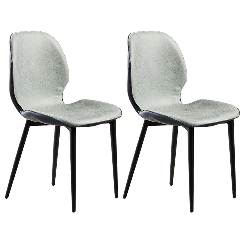 Upholstered Contemporary Restaurant Side Chair Matte Finish Parsons Dining Chair