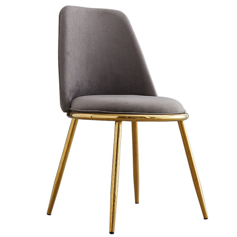 Leather Scandinavian Restaurant Side Chair Parsons Matte Finish Dining Chair