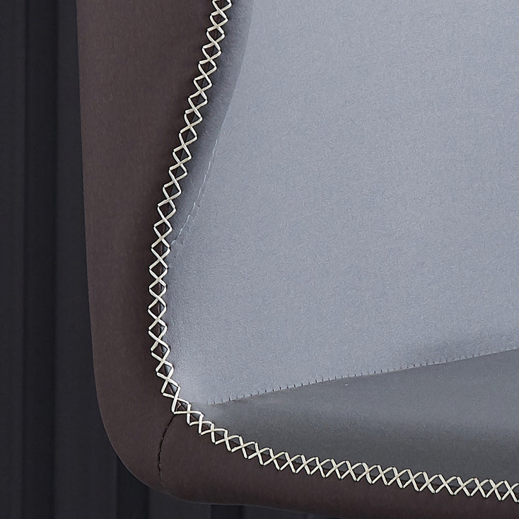 Contemporary Style Metal Chairs Wingback Side Kitchen Dining Room Chair