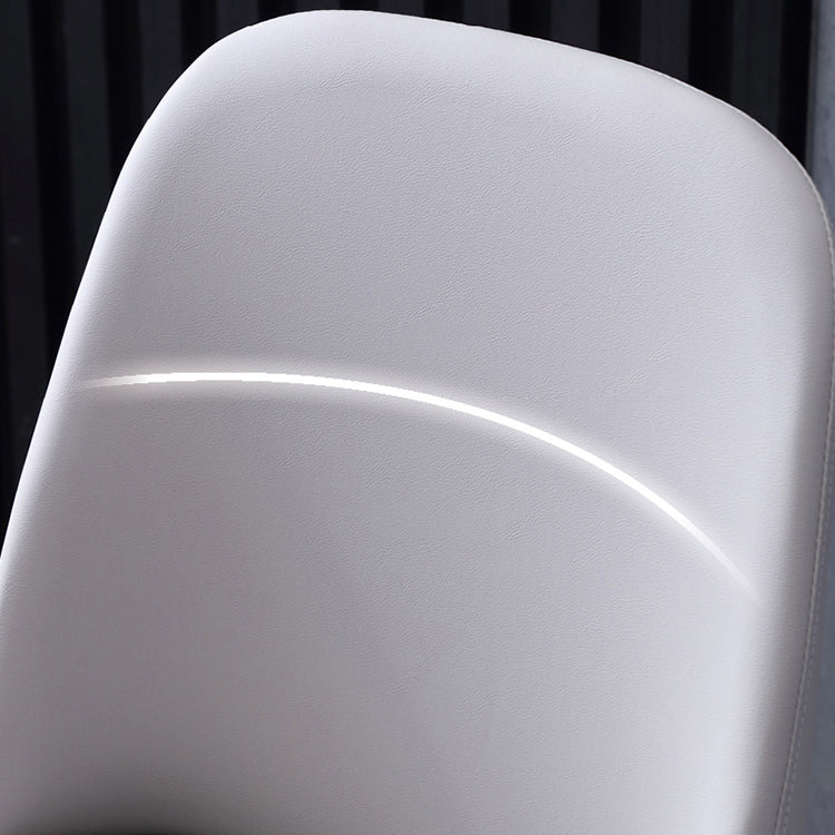Chaise d'appoint scandinave avec dossier Parsons, chaise de salle à manger sans accoudoirs en bois