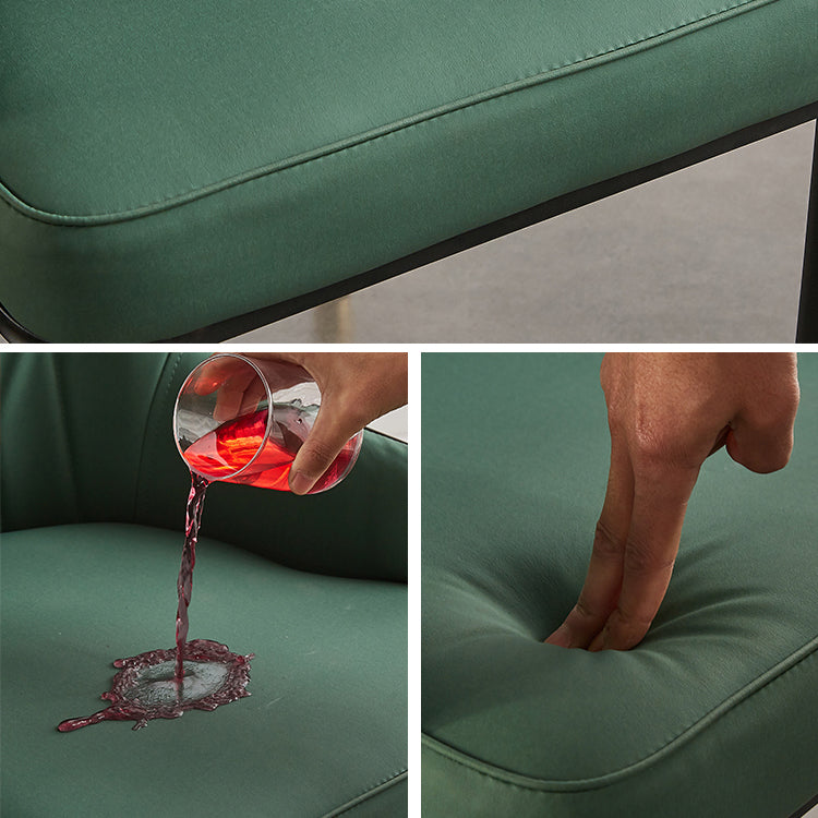 Contemporary Metal Dining Room Chairs Upholstered Dining Armchairs for Home Use