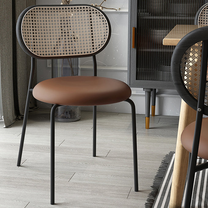 Chaise de salle à manger carrée de cuisine contemporaine