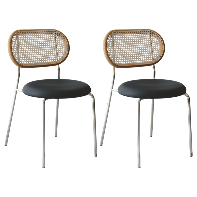 Chaise de salle à manger carrée de cuisine contemporaine
