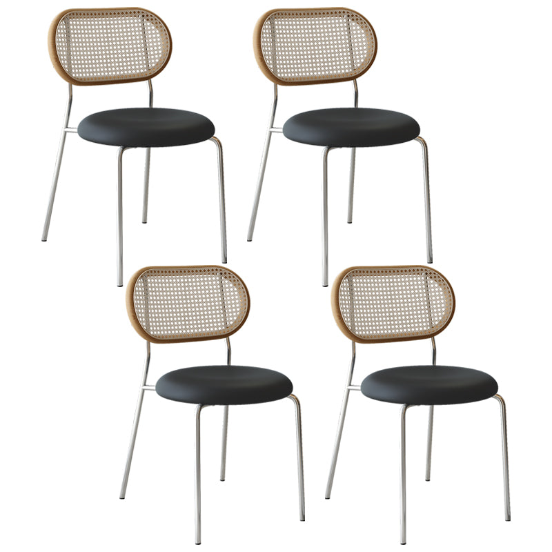 Chaise de salle à manger carrée de cuisine contemporaine