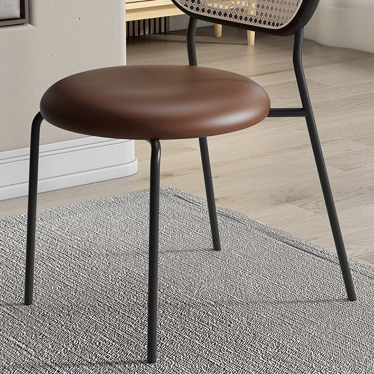 Chaise de salle à manger carrée de cuisine contemporaine