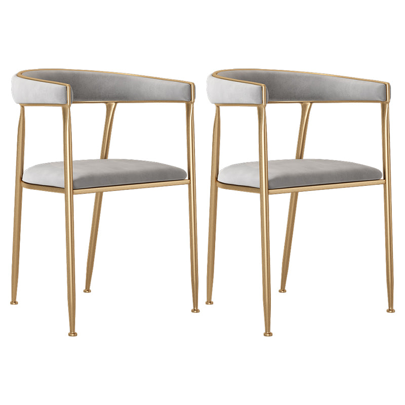 Fauteuil de salon de beauté scandinave en flanelle, chaise de salle à manger ouverte finition mate