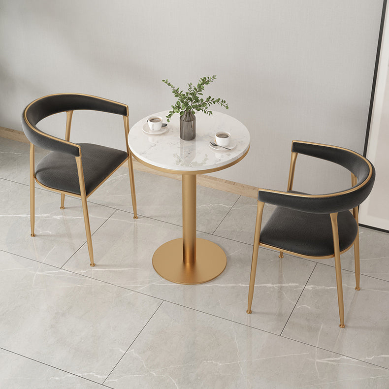 Skandinavischer Flanell-Schönheitssalon-Sessel, offener Esszimmerstuhl mit mattem Finish
