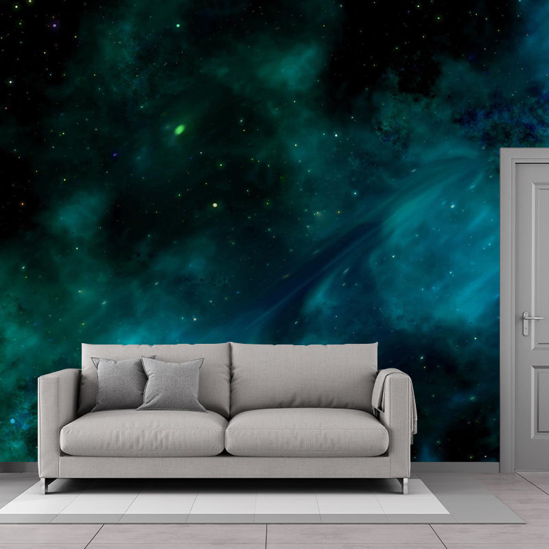 Mysterious Universe Mural Wallpaper Contemporary Wall Covering for Bedroom Decor