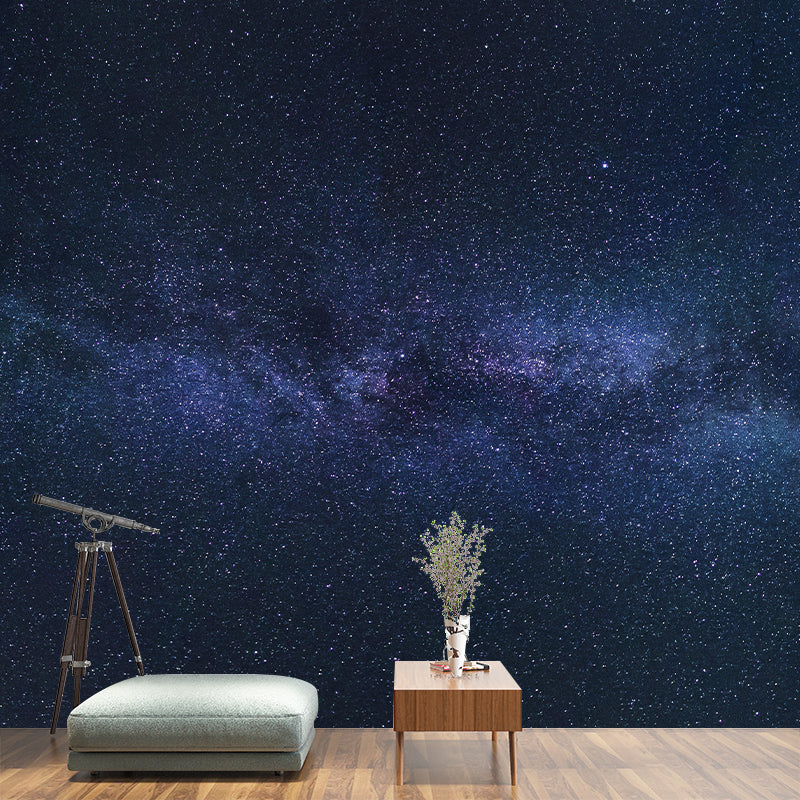 Universe Mural Wallpaper Contemporary Mildew Resistant for Living Room Decor