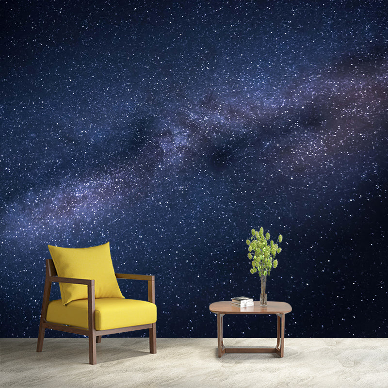 Universe Mural Wallpaper Contemporary Mildew Resistant for Living Room Decor