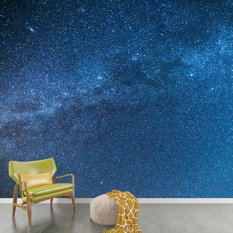 Universe Mural Wallpaper Contemporary Mildew Resistant for Living Room Decor