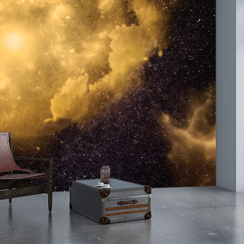 Universe Mural Modern Style Stain Resistant Decorative Wall Art for Room