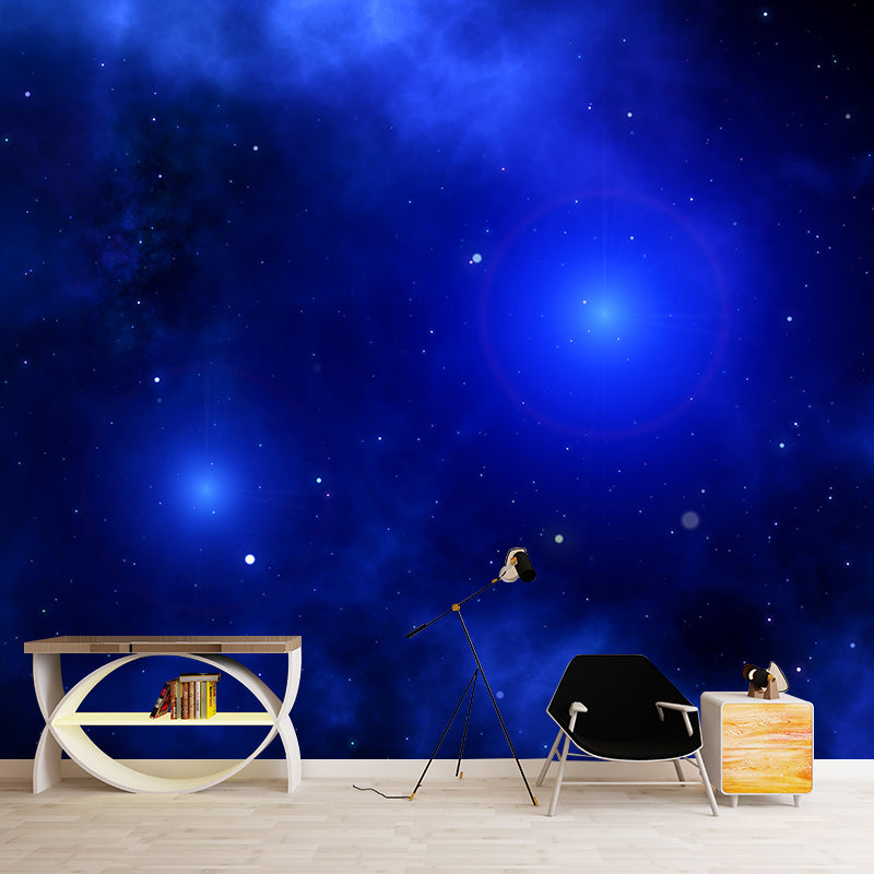 Universe Mural Modern Style Stain Resistant Decorative Wall Art for Room