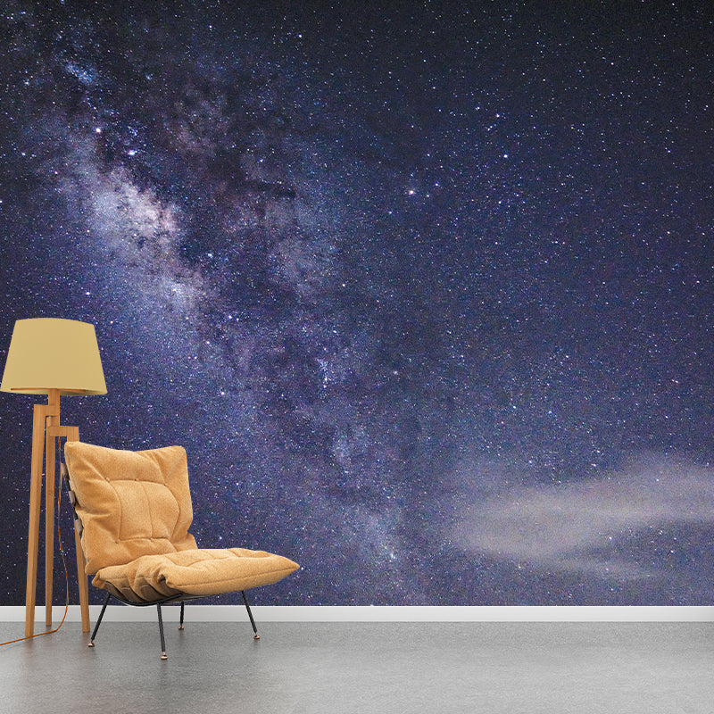 Universe Mural Wallpaper Contemporary Style Wall Covering for Home Decor
