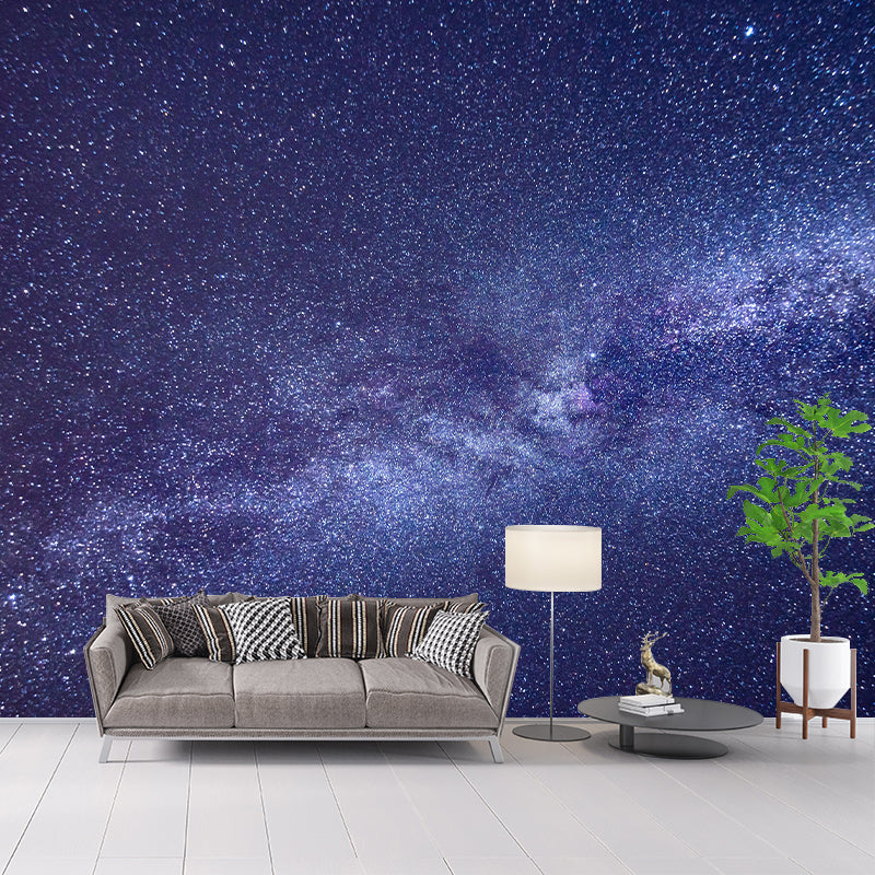 Universe Mural Wallpaper Contemporary Style Wall Covering for Home Decor