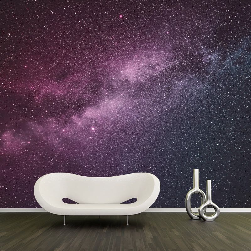 Universe Mural Wallpaper Contemporary Style Wall Covering for Home Decor