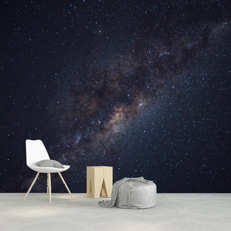 Universe Mural Wallpaper Moisture Resistant Wall Covering for Living Room Decoration