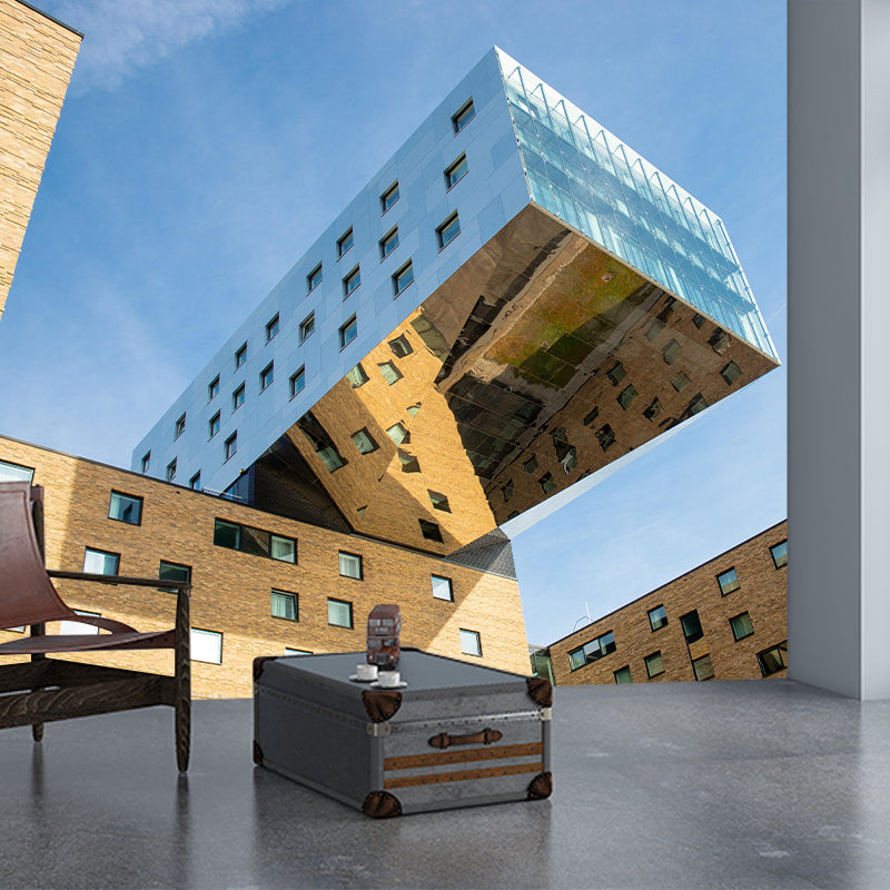 Construction Mural Moisture Resistant Wall Covering for Sitting Room Decoration