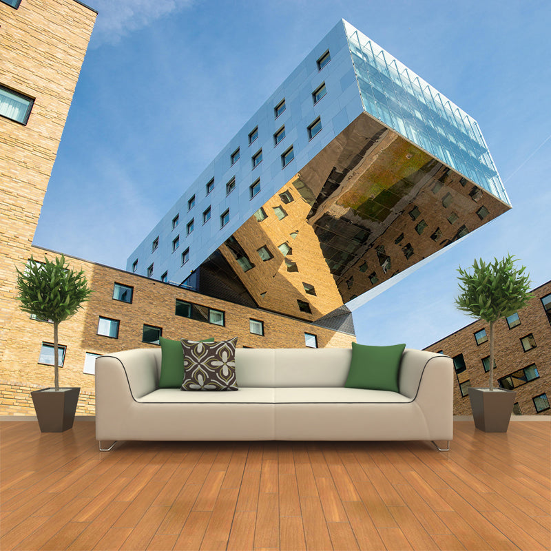 Construction Mural Moisture Resistant Wall Covering for Sitting Room Decoration