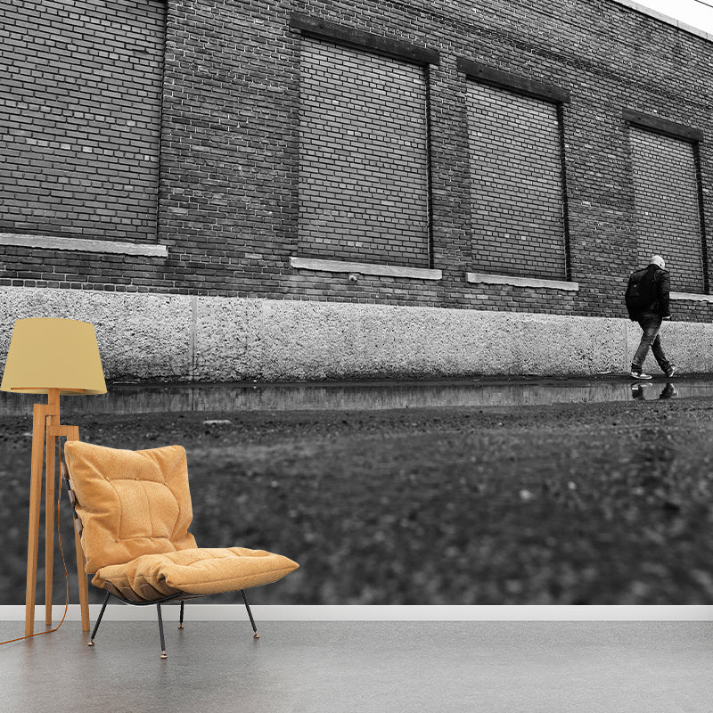 Construction Mural Modern Stain Resistant Decorative Wall Art for Bedroom