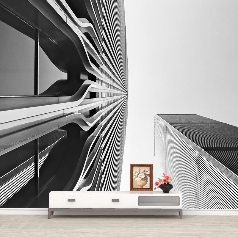 Construction Mural Modern Style Stain Resistant Decorative Wall Art for Home