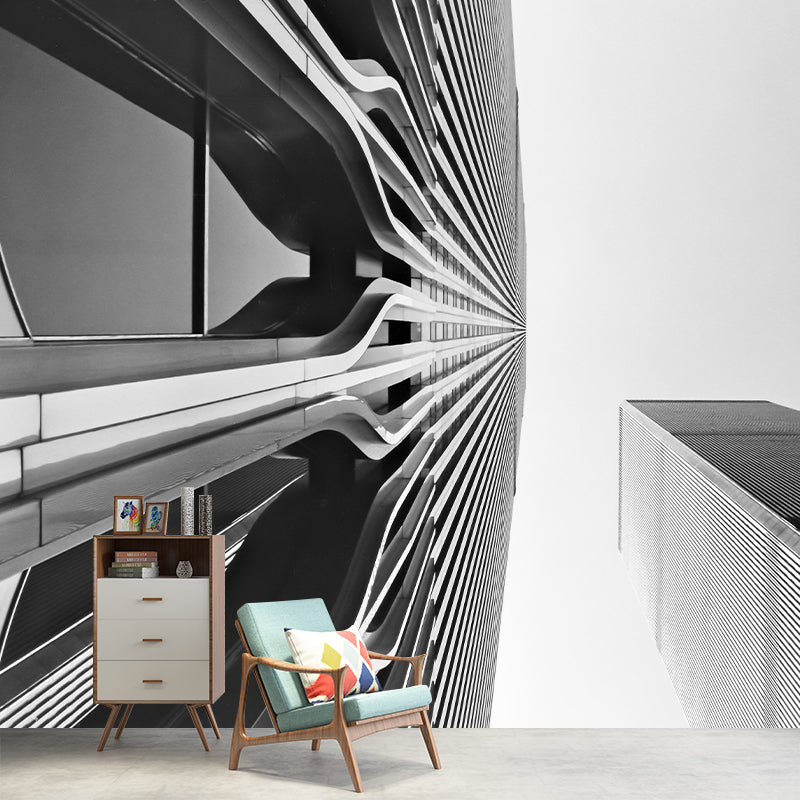 Construction Mural Modern Style Stain Resistant Decorative Wall Art for Home