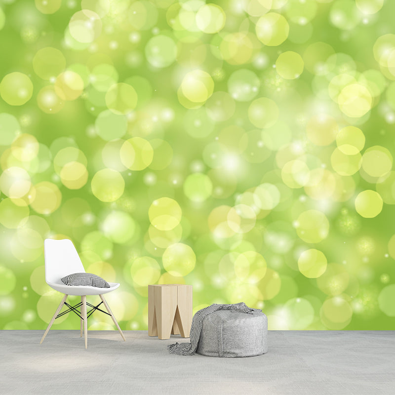 Simple Bokeh Mural Wallpaper Contemporary Wall Covering for Bedroom Decor