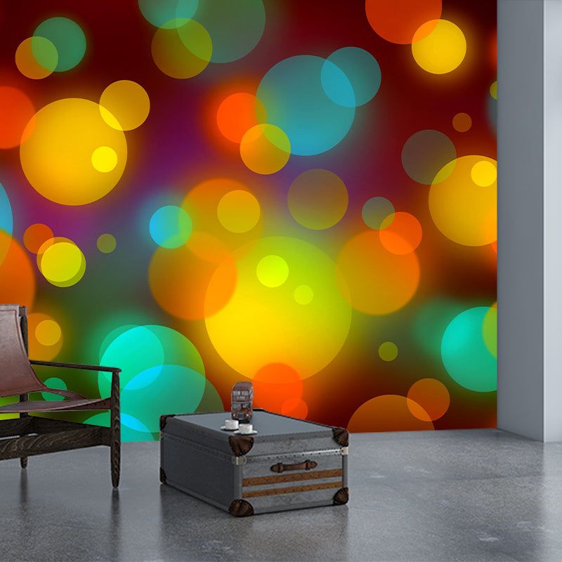 Bokeh Abstraction Mural Wallpaper Contemporary Wall Covering for Bedroom Decor