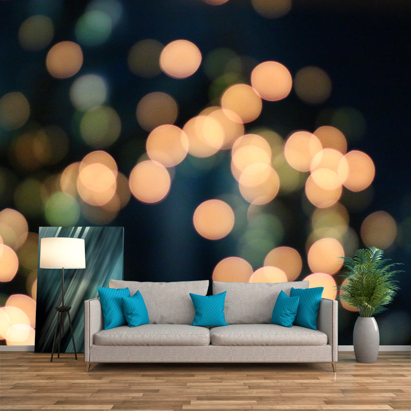 Bokeh Abstraction Mural Wallpaper Contemporary Wall Covering for Bedroom Decor