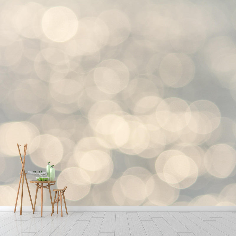 Bokeh Abstraction Mural Wallpaper Contemporary Wall Covering for Bedroom Decor