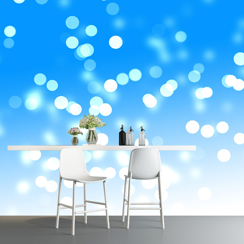 Blurry Pattern Mural Modern Style Stain Resistant Decorative Wall Art for Home