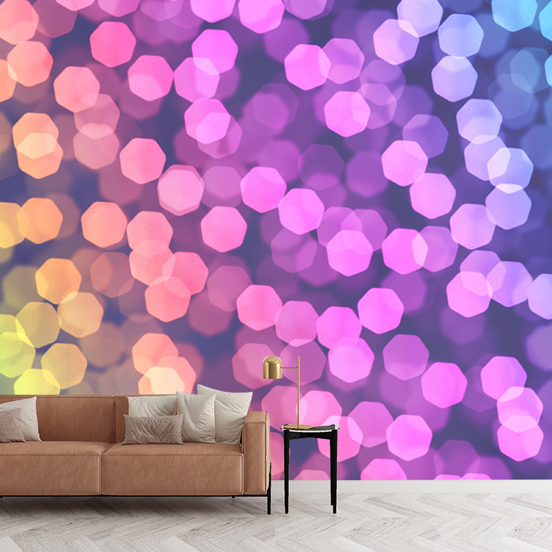 Customized Bokeh Abstraction Mural Contemporary Wall Covering for Home Decor