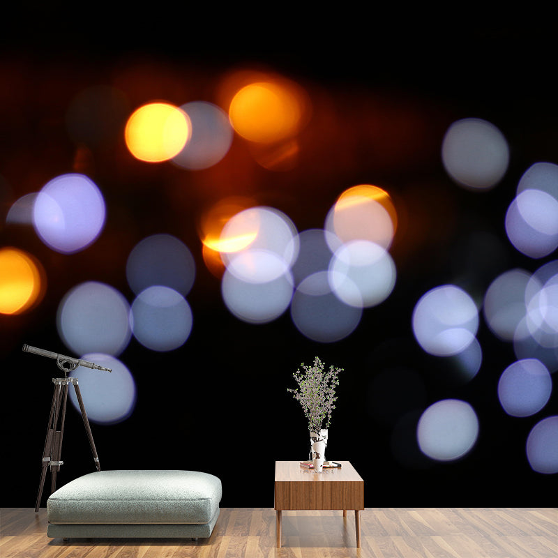 Bokeh Abstraction Mural Wallpaper Contemporary Wall Covering for Room Decor
