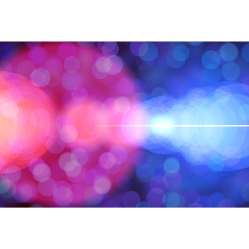 Bokeh Mural Wallpaper Moisture Resistant Wall Covering for Room Decoration